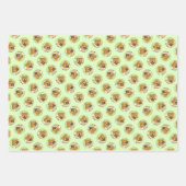 Chow Chow Schilderij Rood Ruw Schattige Originele  Inpakpapier Vel (Voorkant)