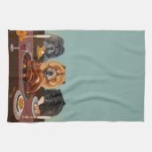 Chow Chow Thanksgiving Diner Keuken Handdoek (Horizontaal)