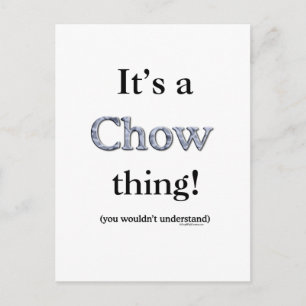 Chow Chow Thing Briefkaart