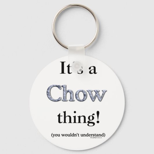Chow Chow Thing Sleutelhanger (Voorkant)