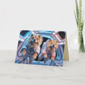 Chow Chow Valentine Card Feestdagen Kaart (Achterkant)