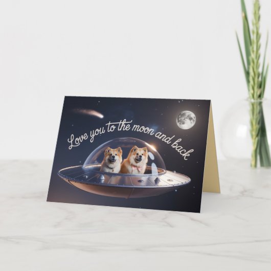 Chow Chow Valentine Card Feestdagen Kaart (Voorkant)