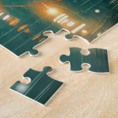 Chow Christmas Feestelijke reis Legpuzzel (Zijkant)