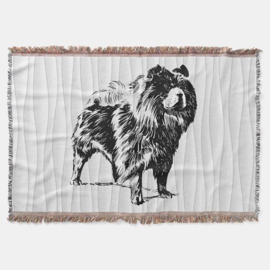 chow throw blanket deken (Voorkant)