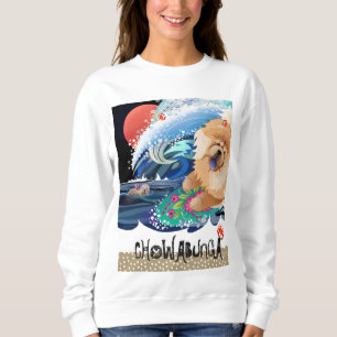 CHOWABUNGA - Chow - witte shirten Trui