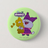 Chowder en Kimchi Ronde Button 5,7 Cm (Voorkant)