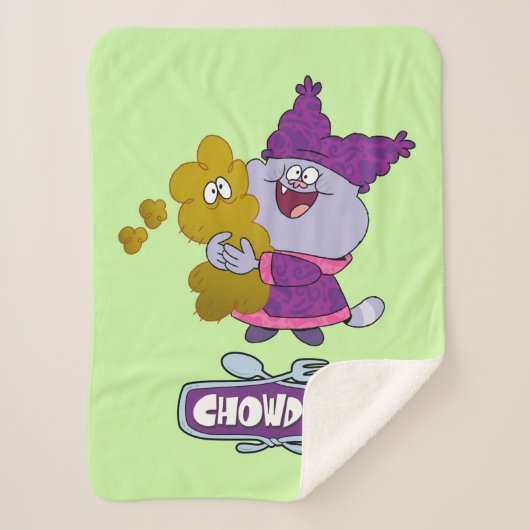 Chowder en Kimchi Sherpa Deken (Voorkant)