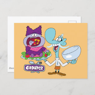 Chowder en Mung Daal Briefkaart