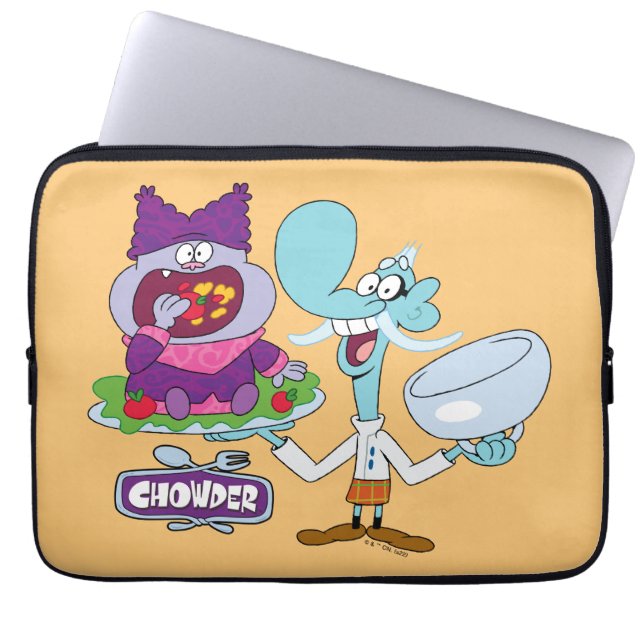 Chowder en Mung Daal Laptop Sleeve (Voorkant)