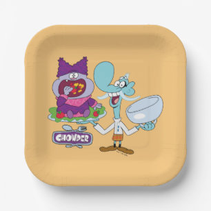 Chowder en Mung Daal Papieren Bordje