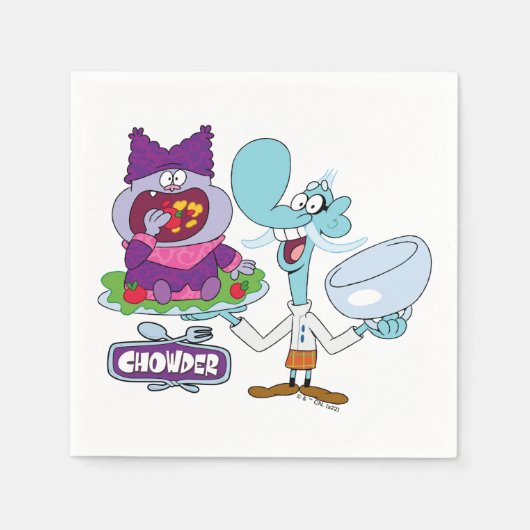 Chowder en Mung Daal Servet (Voorkant)