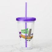 Chowder en Shnitzel Acryl Drinkbeker (Voorkant)