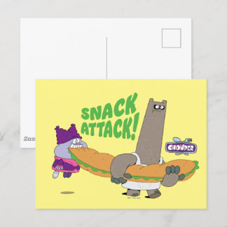 Chowder en Shnitzel Briefkaart