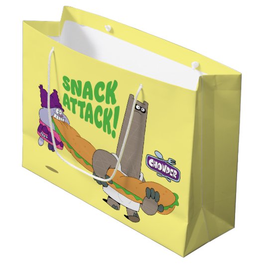 Chowder en Shnitzel Groot Cadeauzakje (Voorkant Gekanteld)