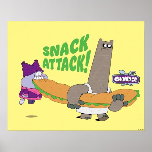 Chowder en Shnitzel Poster (Voorkant)