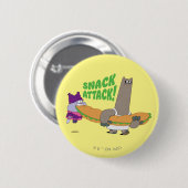Chowder en Shnitzel Ronde Button 5,7 Cm (Voorkant /achterkant)
