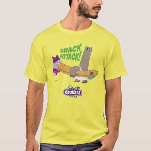 Chowder en Shnitzel T-shirt (Voorkant)