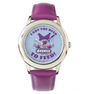 Chowder met vork en mes horloge