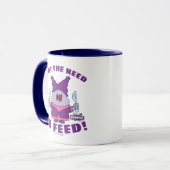Chowder met vork en mes mok (Voorkant links)