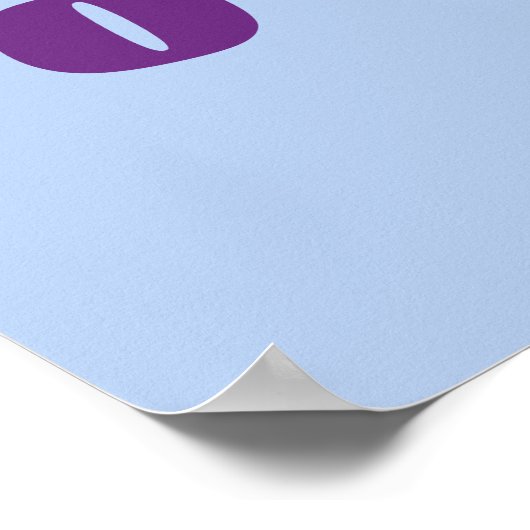 Chowder met vork en mes poster (Hoek)