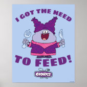 Chowder met vork en mes poster (Voorkant)