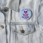 Chowder met vork en mes ronde button 5,7 cm (In situ)