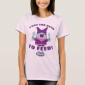 Chowder met vork en mes t-shirt (Voorkant)