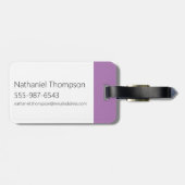 Chowder Waving Bagagelabel (Achterkant horizontaal)