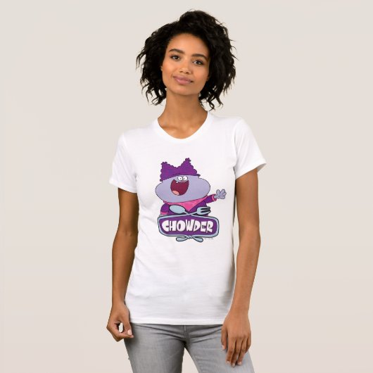 Chowder Waving T-shirt (Voorkant volledig)
