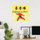 Choy Lai Fut Poster (Thuiskantoor)