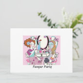 Choyez les invitations de partie (Debout devant)