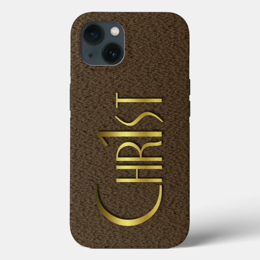 Chr1st - bruine achtergrond Case-Mate iPhone case (Achterkant)