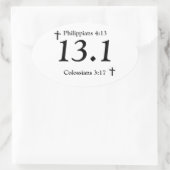 Chrétien 13.1 Sticker (Sac)