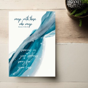 chrétien   Désolé Pour Votre Perte   Carte Sympath