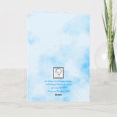 Chrétien personnalisé, carte de Pâques pour mari (Dos)