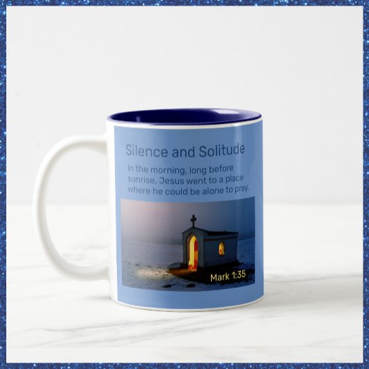 Chrétien Silence et Solitude Chapelle Mug