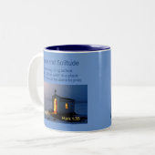 Chrétien Silence et Solitude Chapelle Mug (Devant gauche)