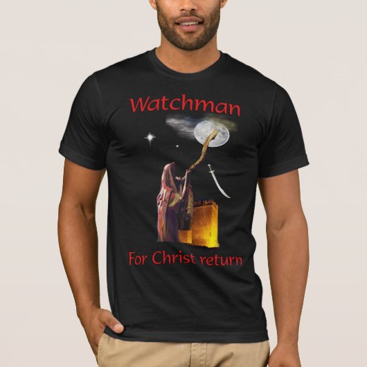 Chrétien T-shirts Watchman (Devant)