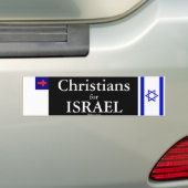 Chrétiens pour le Bumper Sticker d'ISRAEL (En voiture)