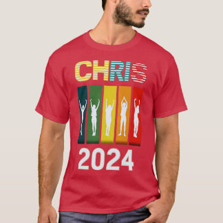 Chris 2024 Chris Gepersonaliseerde voornaam voor M T-shirt