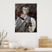 Chris Bayer, Fiddle Player Poster (Keuken)