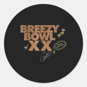 Chris Breezy XX 2025 Ronde Sticker