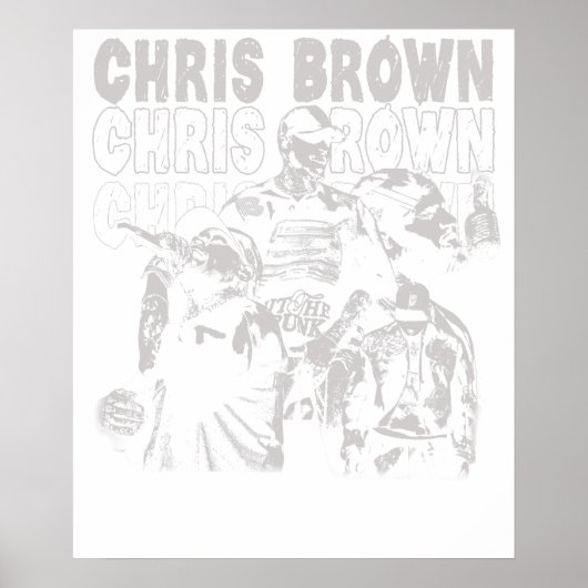 Chris Brown Bootleg B& Poster (Voorkant)