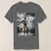 Chris Bumstead Gym Motivation Poster Wall Art T-shirt (Design voorkant)