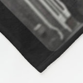 Chris Caffery Black & White Fleece Blanket Deken (Hoek)