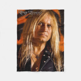 Chris Caffery Portret Color Fleece Blanket Deken