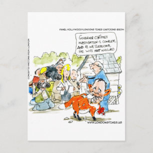 Chris Christie als een fox Funny Briefkaart