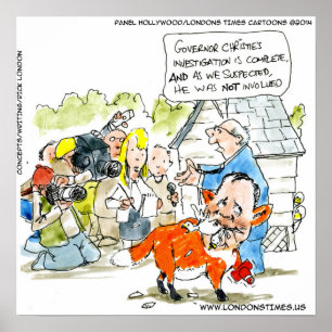 Chris Christie Comme Un Poster Drôle De Fox