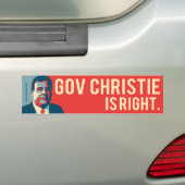 Chris Christie Hope Bumpersticker (Op auto)