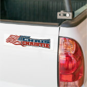 Chris Christie Proud American Bumpersticker (Op Truck)